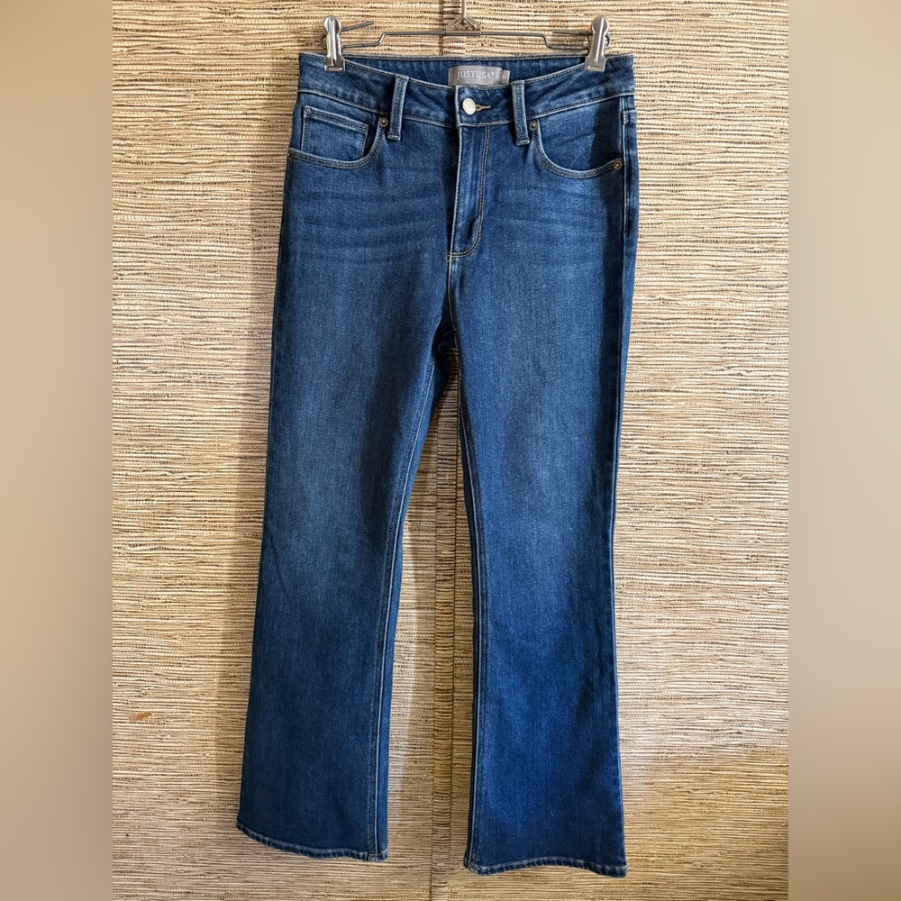 Just USA Bootcut Jeans Women Size 6 Dark Blue Stretch
